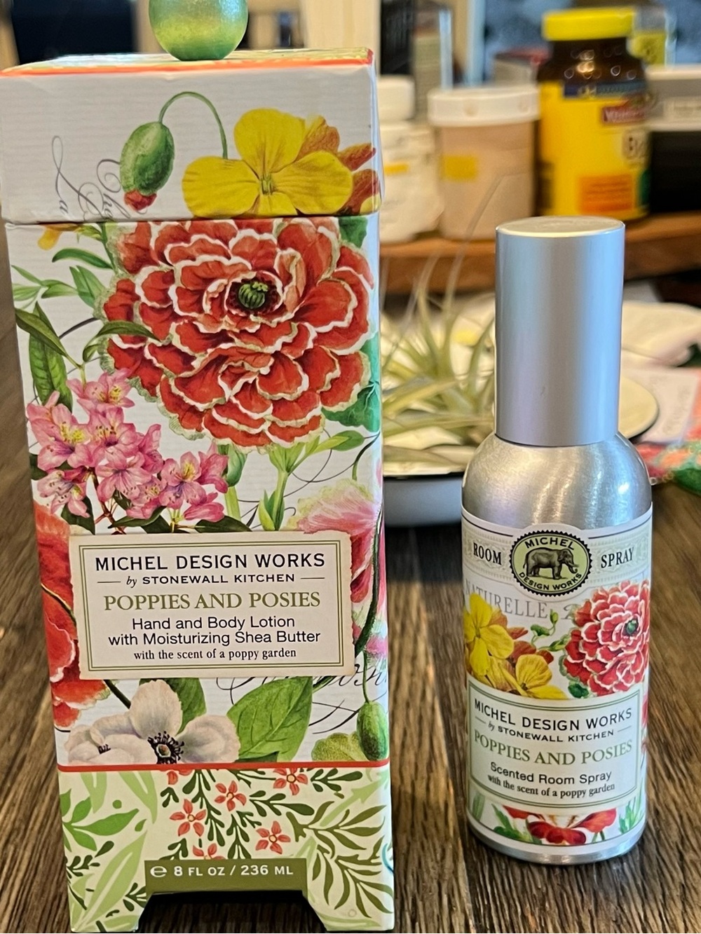 Michel Design Works Poppies and Posies Hand & Body Lotion + Room Spray - Floral